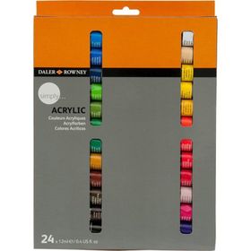 Daler Rowney 12 ml x 24 Set Simply Akrilik Boya