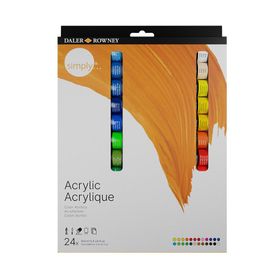 Daler Rowney 12 ml x 24 Set Simply Akrilik Boya