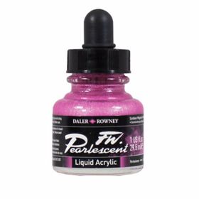 Daler Rowney 120 Sundown Magenta Fw Pearlescent Acrylic Inks 29.5 ml Cam Şişe