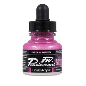 Daler Rowney 120 Sundown Magenta Fw Pearlescent Acrylic Inks 29.5 ml Cam Şişe