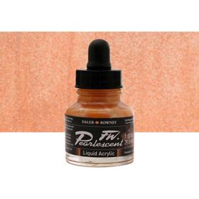 Daler Rowney 121 Sun Orange Fw Pearlescent Acrylic Inks 29.5 ml Cam Şişe