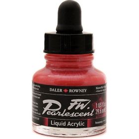 Daler Rowney 123 Volcano Red Fw Pearlescent Acrylic Inks 29.5 ml Cam Şişe