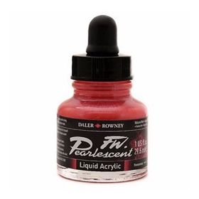 Daler Rowney 123 Volcano Red Fw Pearlescent Acrylic Inks 29.5 ml Cam Şişe