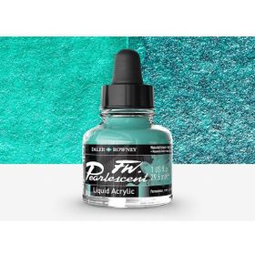 Daler Rowney 124 Waterfall Green Fw Pearlescent Acrylic Inks 29.5 ml Cam Şişe