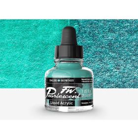 Daler Rowney 124 Waterfall Green Fw Pearlescent Acrylic Inks 29.5 ml Cam Şişe