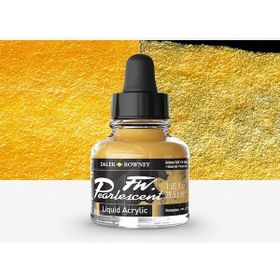 Daler Rowney 126 Autumn Gold Fw Pearlescent Acrylic Inks 29.5 ml Cam Şişe