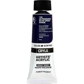 Daler Rowney 126 Ultramarine Blue Green Shade Seri B Cryla Artist 75 ml Akrilik Boya