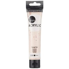 Daler Rowney 126075220 Portrait Pink 75 ml Simply Akrilik Boya