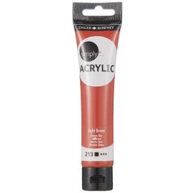 Daler Rowney 126975205 Brown Sl 75 ml Simply Akrilik Boya