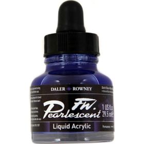 Daler Rowney 127 Dutch Blue Fw Pearlescent Acrylic Inks 29.5 ml Cam Şişe
