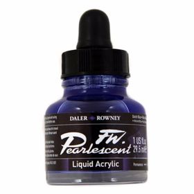 Daler Rowney 127 Dutch Blue Fw Pearlescent Acrylic Inks 29.5 ml Cam Şişe