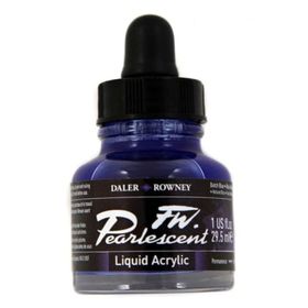 Daler Rowney 127 Dutch Blue Fw Pearlescent Acrylic Inks 29.5 ml Cam Şişe