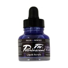 Daler Rowney 127 Dutch Blue Fw Pearlescent Acrylic Inks 29.5 ml Cam Şişe