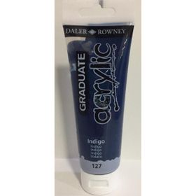 Daler Rowney 127 İndigo 120 ml Akrilik Boya
