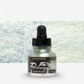 Daler Rowney 129 Silver Moss Fw Pearlescent Acrylic Inks 29.5 ml Cam Şişe