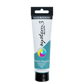 Daler Rowney 129150154 Phthalo Turq 150 ml Akrilik Boya
