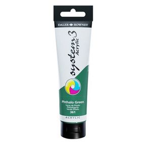 Daler Rowney 129150361 Phthalo Green 150 ml Akrilik Boya