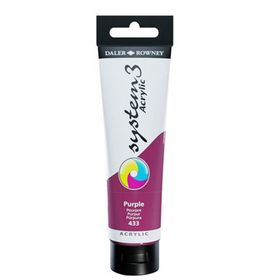 Daler Rowney 129150433 Purple 150 ml Akrilik Boya