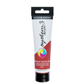 Daler Rowney 129150511 Cadmium Scarlet Hue 150 ml Akrilik Boya