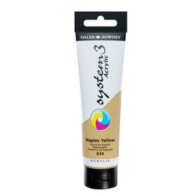 Daler Rowney 129150634 Naples Yellow 150 ml Akrilik Boya