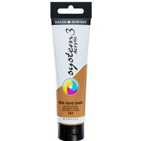 Daler Rowney 129150707 Rich Gold Imit 150 ml Akrilik Boya