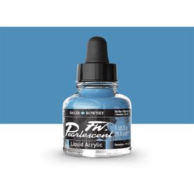 Daler Rowney 130 Sky Blue Fw Pearlescent Acrylic Inks 29.5 ml Cam Şişe