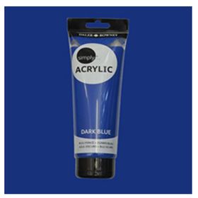 Daler Rowney 142 Dark Blue 250 ml Simply Akrilik Boya