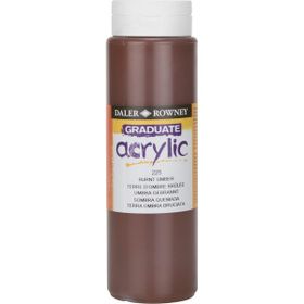 Daler Rowney 14824 500 ml No:225 Burnt Umber Graduate Akrilik Boya