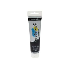 Daler Rowney 150 ml Paynes Grey 068 System 3 Akrilik Boya