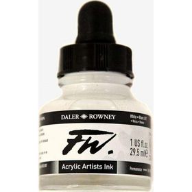 Daler Rowney 193968 FW Ink Likit 29.5 ml White 1129 Akrilik Boya