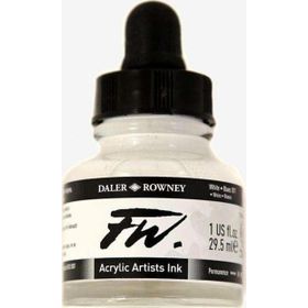 Daler Rowney 193968 FW Ink Likit 29.5 ml White 1129 Akrilik Boya