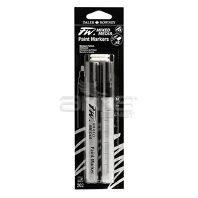 Daler Rowney 202 2-4 mm Yuvarlak Uç m Fw Mixed Media Paint Marker Sets