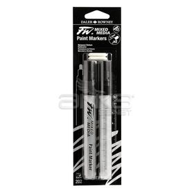 Daler Rowney 202 2-4 mm Yuvarlak Uç m Fw Mixed Media Paint Marker Sets