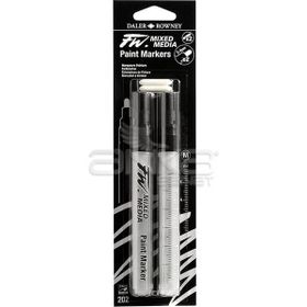 Daler Rowney 202 2-4 mm Yuvarlak Uç m Fw Mixed Media Paint Marker Sets