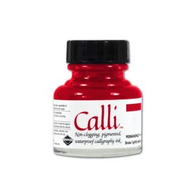 Daler Rowney 211401 N:073 Scarlet Calli 29,5 ml Kaligrafi Mürekkebi