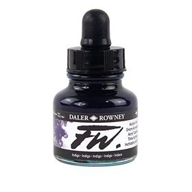 Daler Rowney 212982 FW Ink Likit 29.5 ml 127 İndigo Akrilik Boya