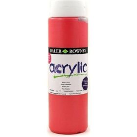 Daler Rowney 213080 500 ml No:720 Metallic Red Graduate Akrilik Boya