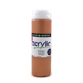 Daler Rowney 213084 500 ml No:721 Metallic Brown Graduate Akrilik Boya