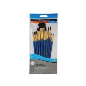 Daler Rowney 216910110 Natural & Synthetic 10'lu Fırça Seti