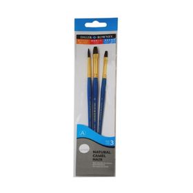 Daler Rowney 216910301 Simply Natural Hair 3'lü Fırça Seti