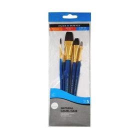 Daler Rowney 216910500 Natural Camel Hair 5'li Fırça Seti