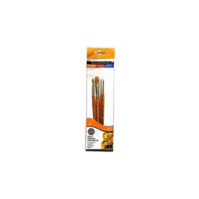 Daler Rowney 216920402 Simply Gold Taklon Sentetik 4'lü Fırça Seti