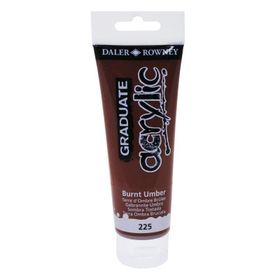 Daler Rowney 225 Burnt Umber 120 ml Akrilik Boya