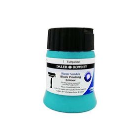 Daler Rowney 250 ml Turkuaz Su Bazlı Linol Baskı Boyası