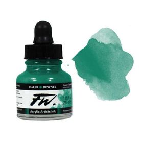 Daler Rowney 2761 Dark Green FW Ink 29.5 ml Likit Akrilik Mürekkep