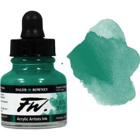 Daler Rowney 2761 Dark Green FW Ink 29.5 ml Likit Akrilik Mürekkep