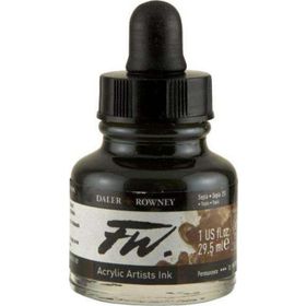 Daler Rowney 2784 Sepia 29.5 ml FW Ink Likit Akrilik Mürekkep