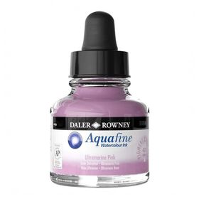 Daler Rowney 29.5 ml 420 Ultramarine Pink Aquafine Watercolour İnk Sulu Boya Mürekkebi