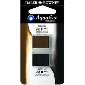 Daler Rowney 2’li Sepia Hue/Payne’s Grey Sulu Boya Tablet