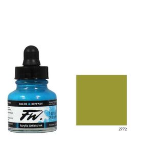 Daler Rowney 363 Oilve Green FW Ink Likit 29.5 ml Akrilik Mürekkep